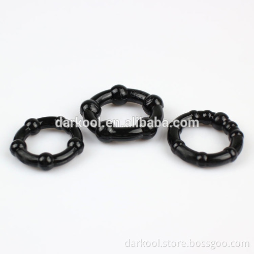 DC002/Hot Sex Products On Amazon Plastic Beads Toy Cock Rings
